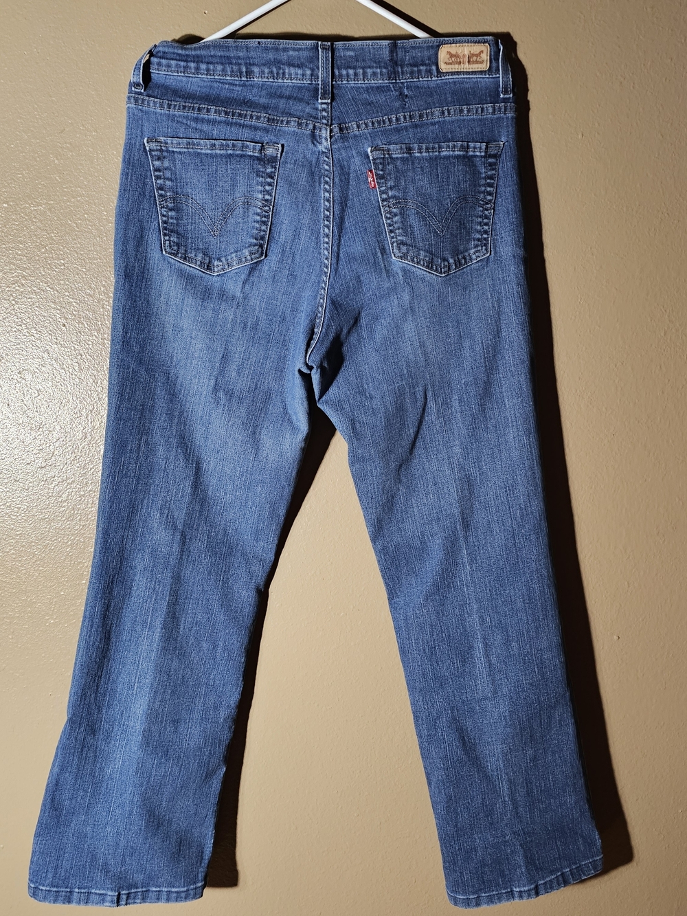 Levi’s 512 Perfectly Slimming Bootcut Jeans Women's 12M Blue Denim Stretch 31X31 - Picture 3 of 4